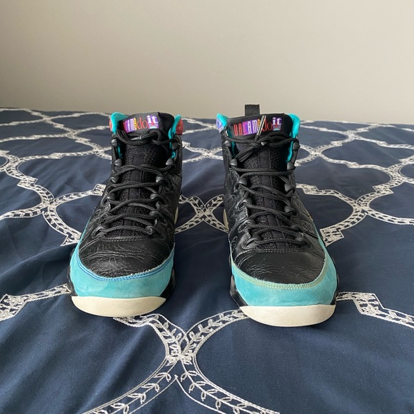 Nike Air Jordan9 IX retro dream it do it men’s size 10 black/multicolor sneakers - Picture 3 of 7